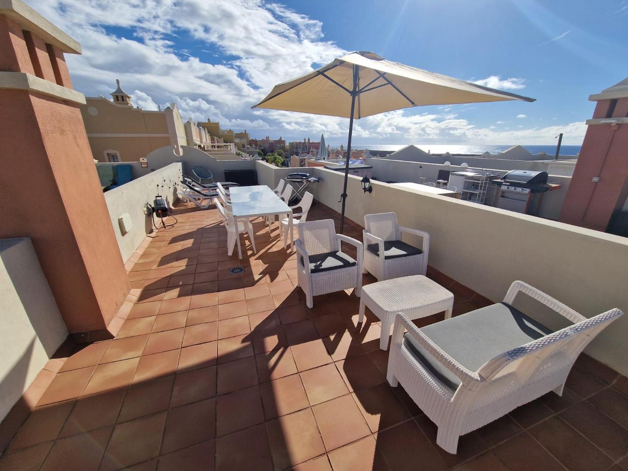 Sunset Rooftop Terrace Apartment Palm-mar Exterior photo